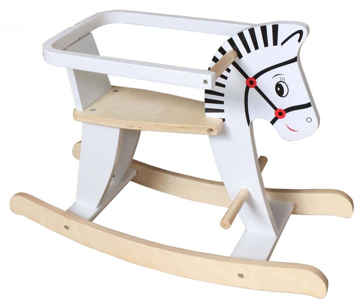 Дървено люлеещо се конче с перила K11
