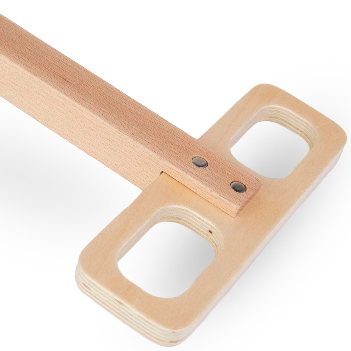 Дървена количка за играчки - ремарке за теглене