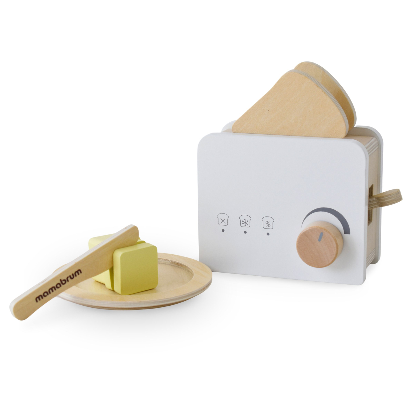 Дървен тостер с аксесоари