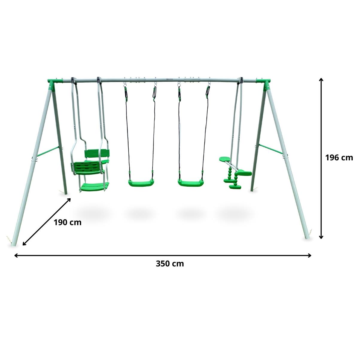 Детска люлка за 6 места - градинска площадка
