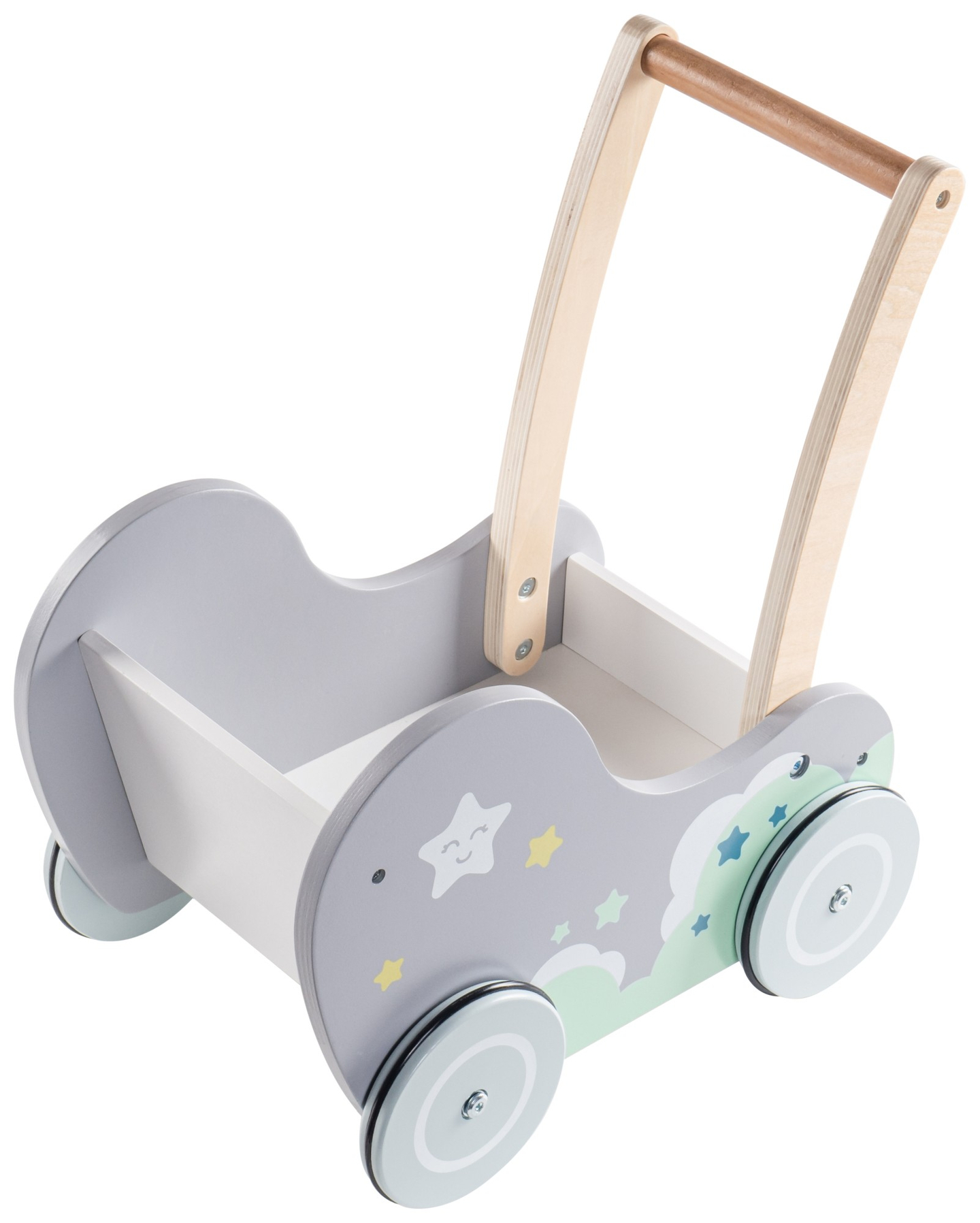 дървена проходилка за детска количка