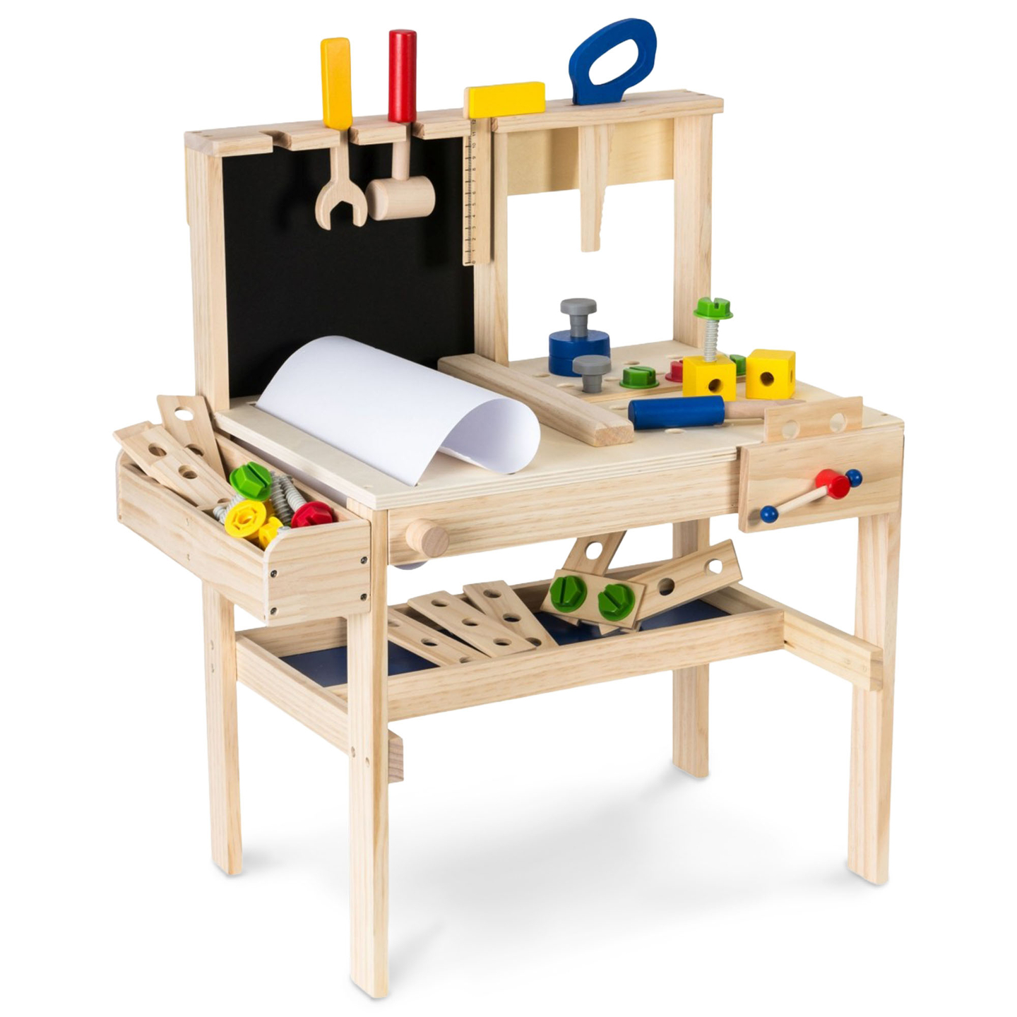 Дървен комплект "Направи си сам" XXL - 75 части