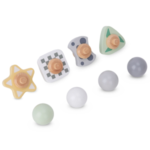 Голям дървен тупик - пързалка с въртящи се елементи