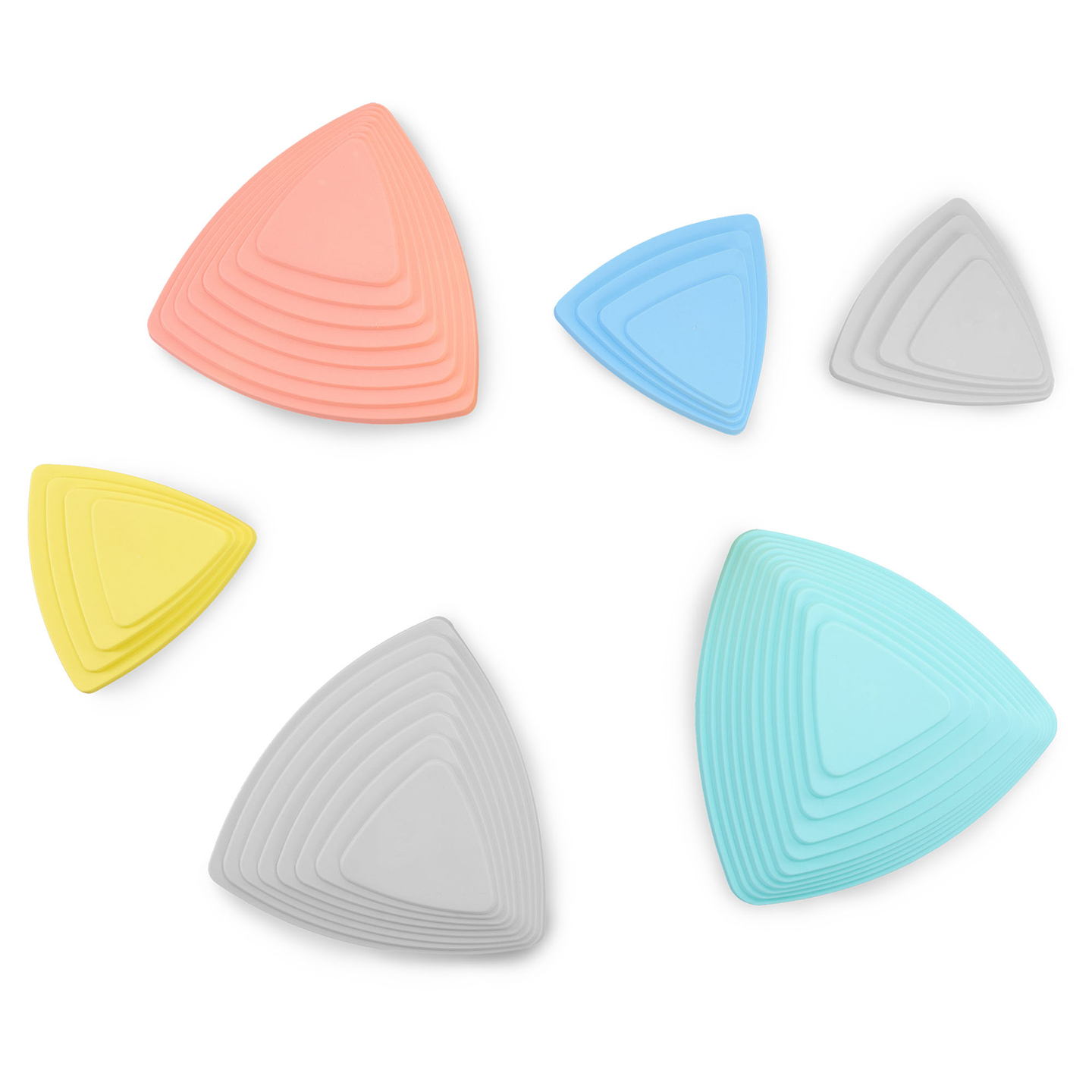 Цветни балансиращи камъни - 6 броя