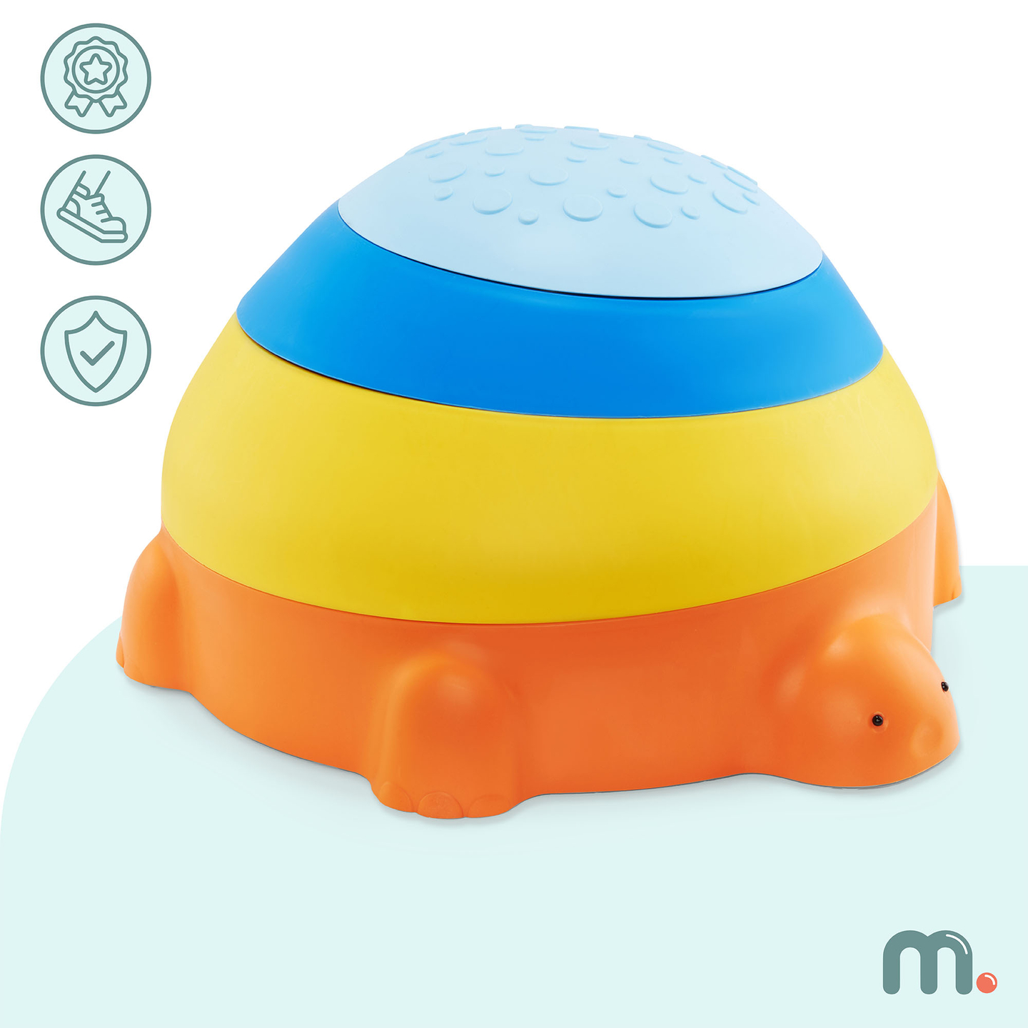 Сензорна пътека за деца - Цветна костенурка