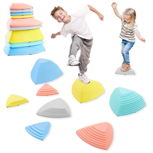 Цветни балансиращи камъни - 9 броя