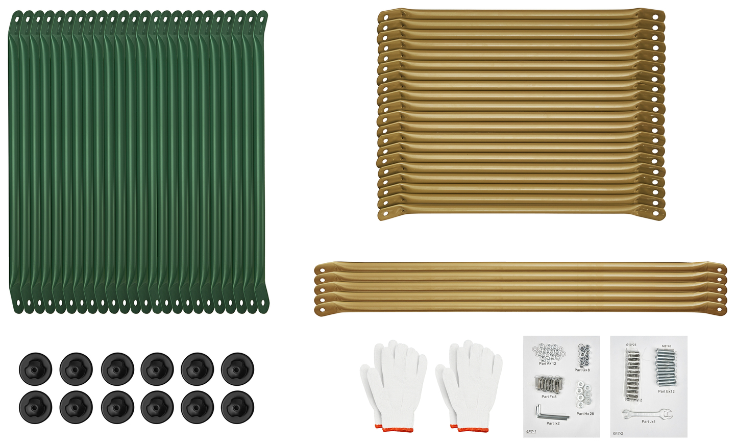 HyperMotion Детски купол за катерене XL, геодом, градинска площадка, диаметър: 1,8 м