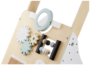 Дървена, образователна бебешка проходилка / количка - манипулационна дъска