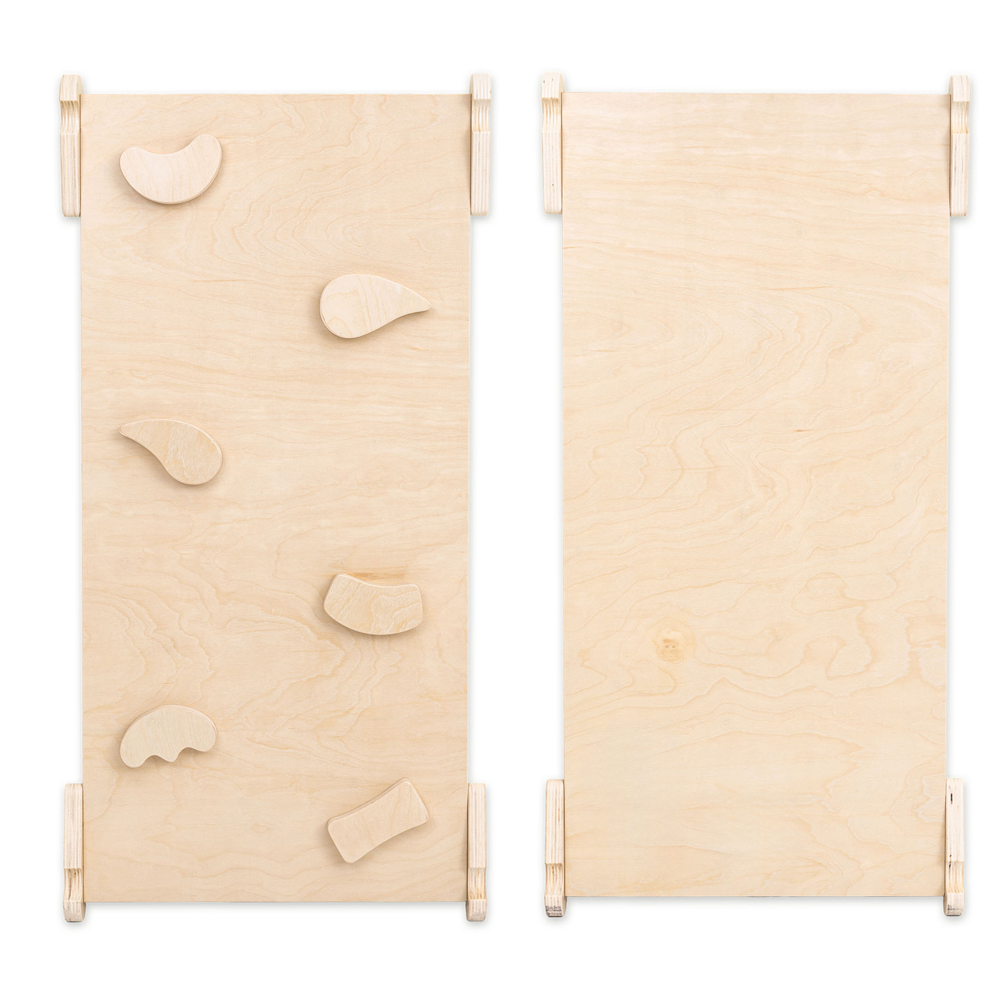 Дървена закрита детска площадка - къщичка със стълби и пързалка