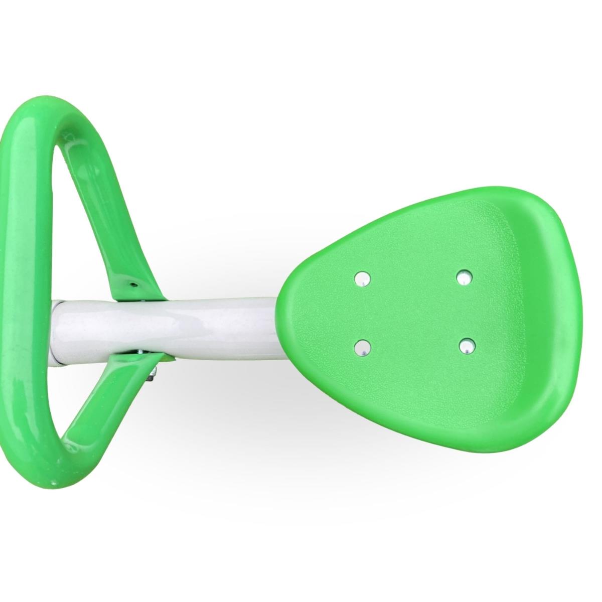 Градинска люлка 2 в 1, балансираща греда за 2 души с 360-градусова въртележка