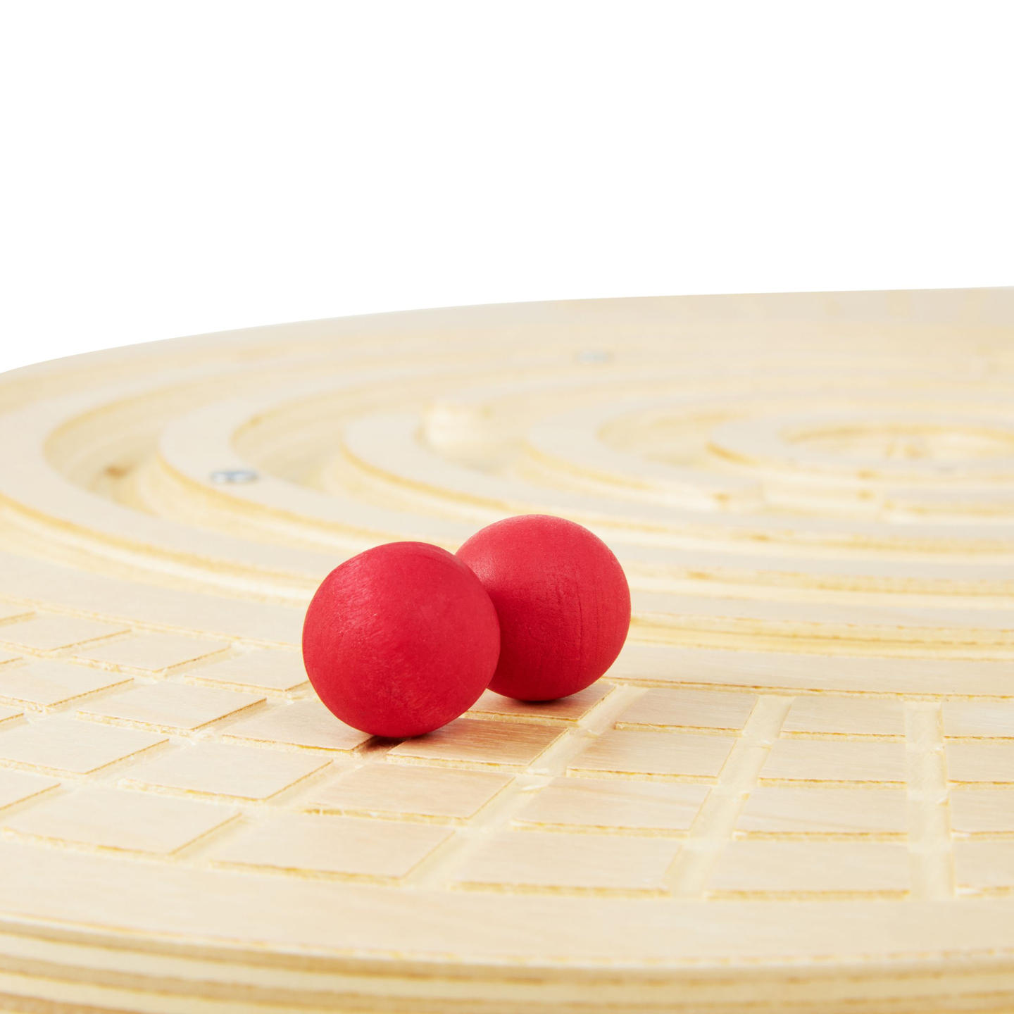 Дървена дъска за балансиране с лабиринт и топки - баланс рокер