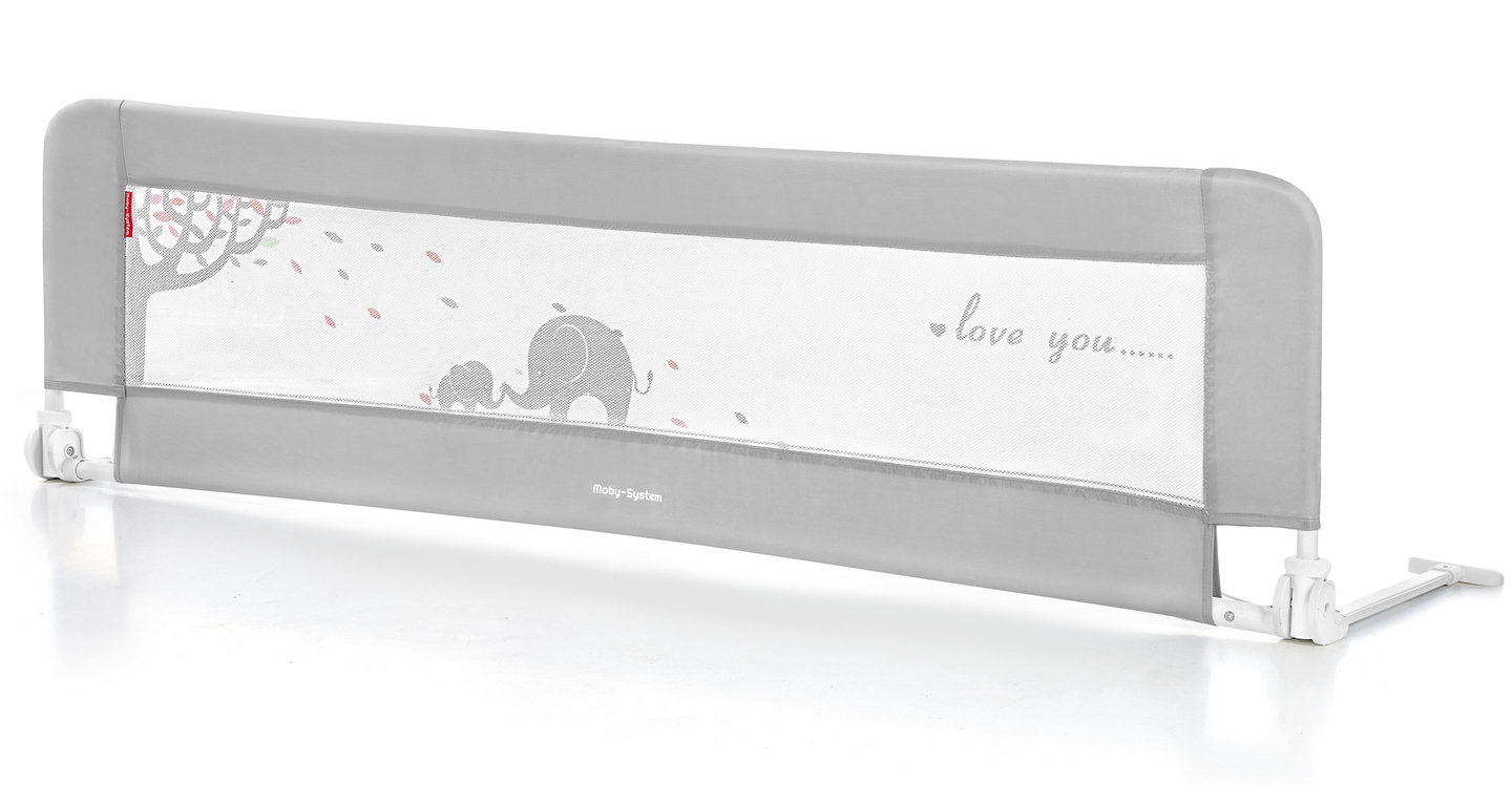Предпазна преграда за легло - Релса за легло - сива