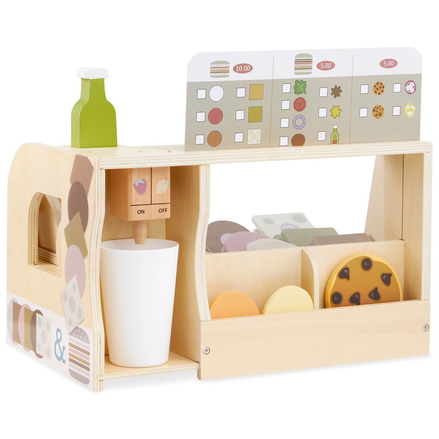 Дървен бар за сандвичи - ресторант