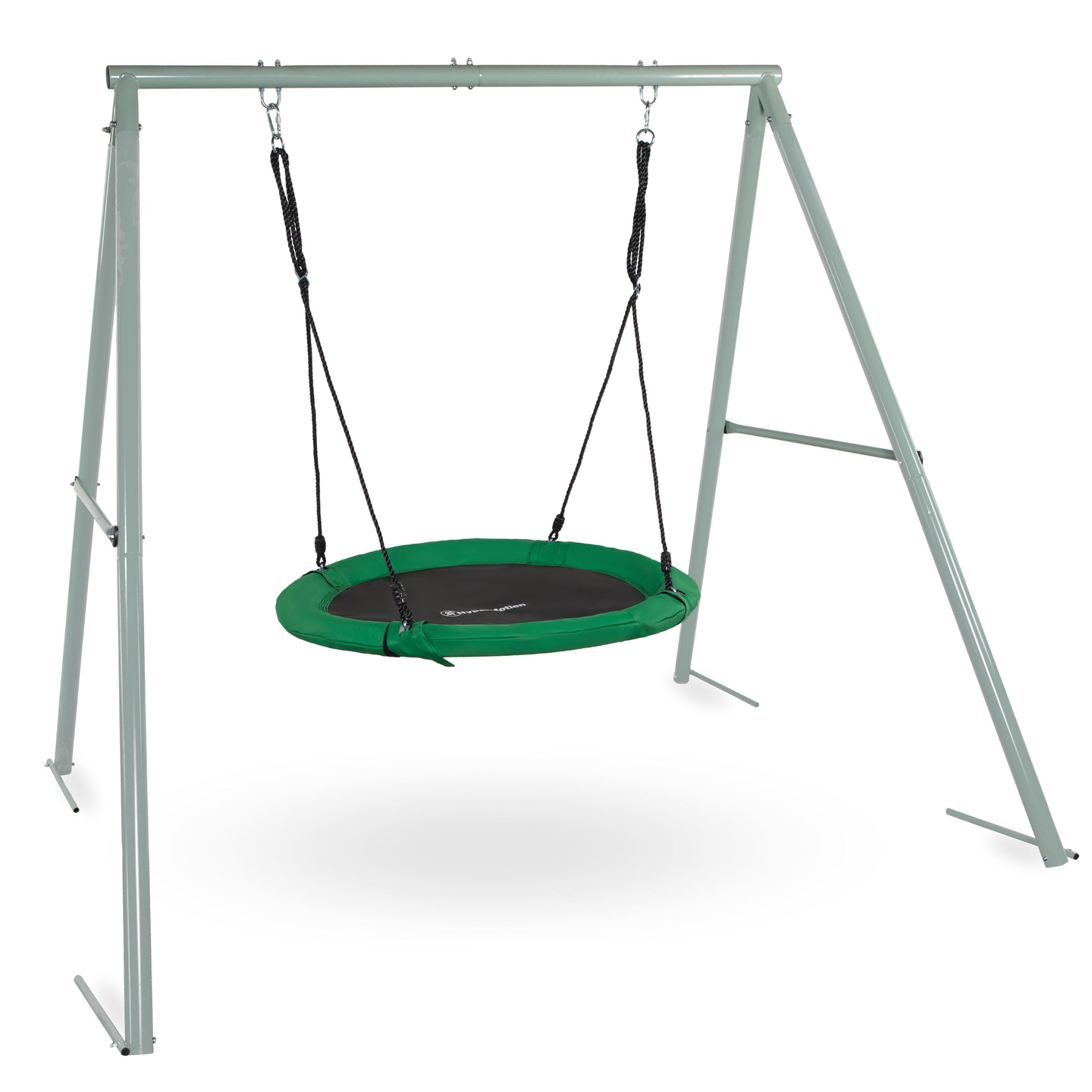 Градинска люлка тип щъркелово гнездо с рамка и въжета