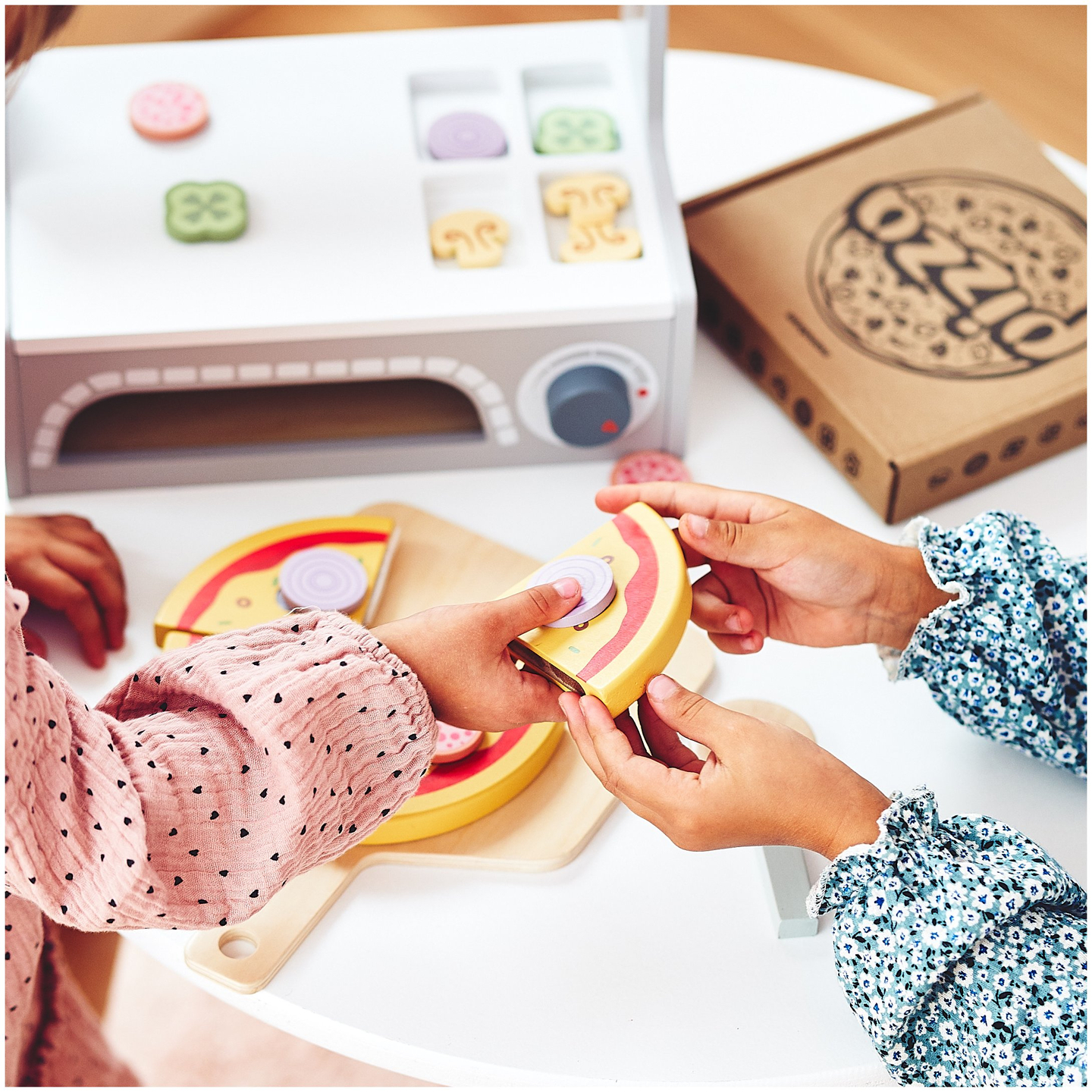 Дървен комплект за печене на пица