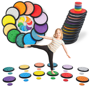 Цветни сензорни дискове за деца - 24 броя