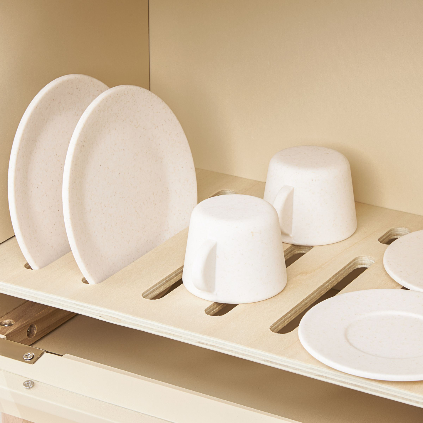 Дървена съдомиялна с аксесоари