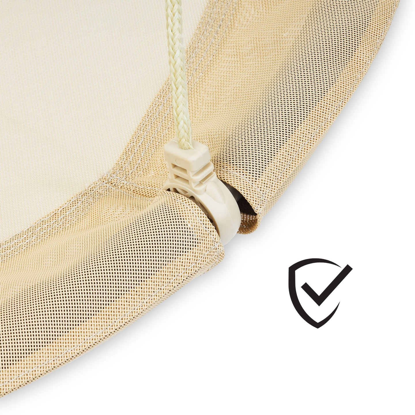 Люлка "Щъркелово гнездо" HyperMotion - диаметър 100 см, цвят бохо бежово