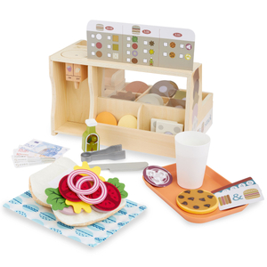 Дървен бар за сандвичи - ресторант