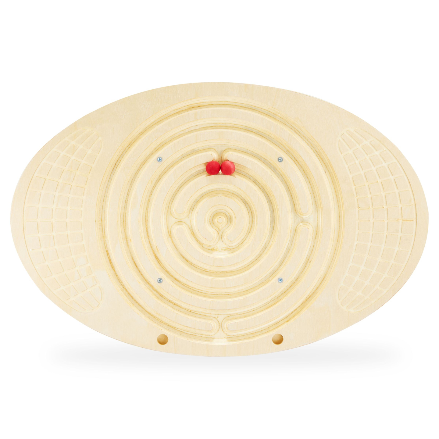 Дървена дъска за балансиране с лабиринт и топки - баланс рокер