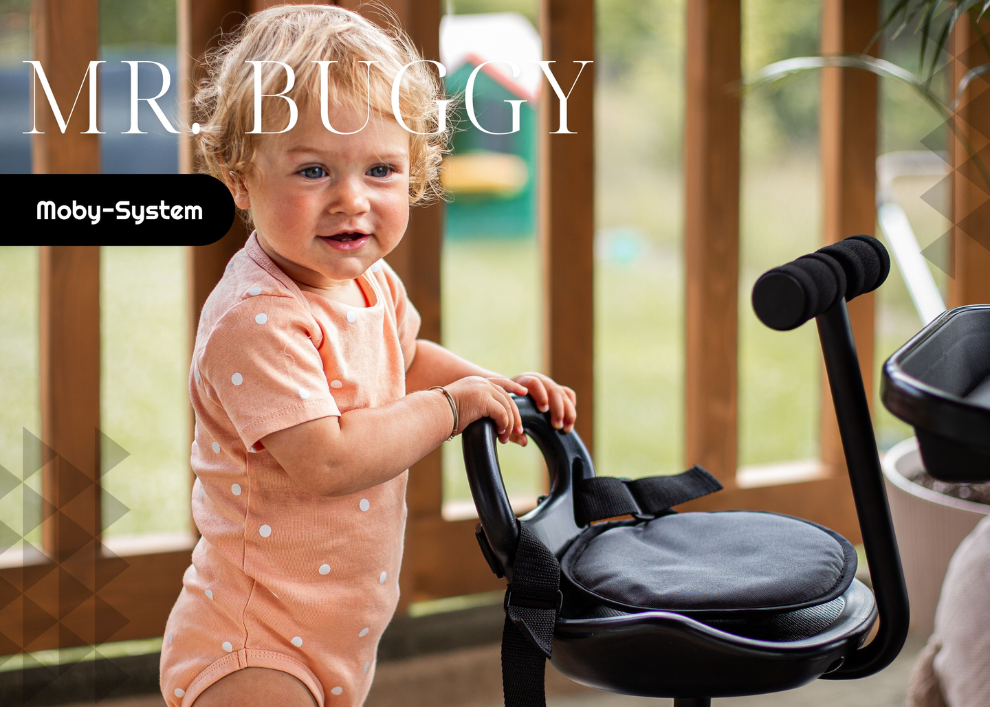 Удължение за инвалидна количка MR BUGGY със седалка - LED колела