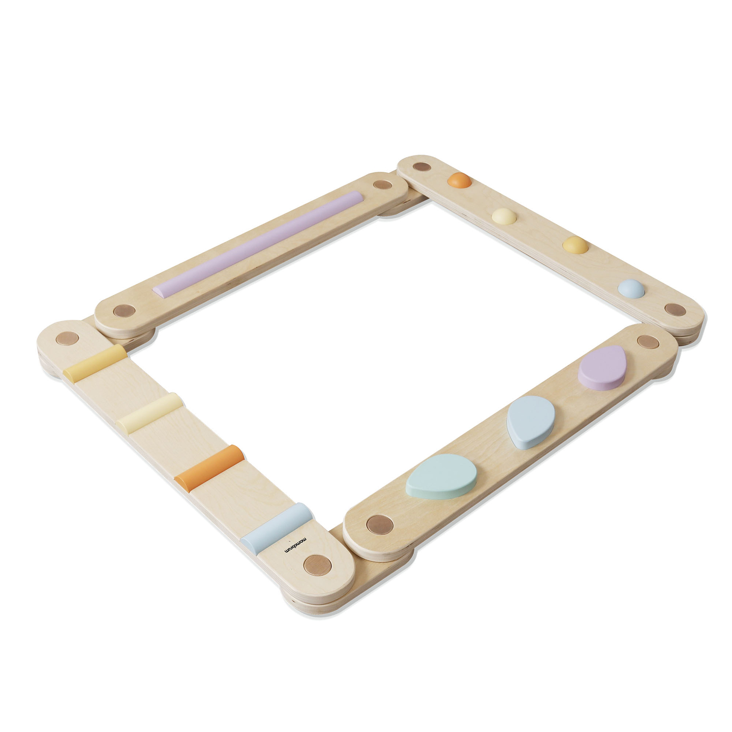 Голяма дървена сензорна пътека - пътека за баланс - 9 елемента