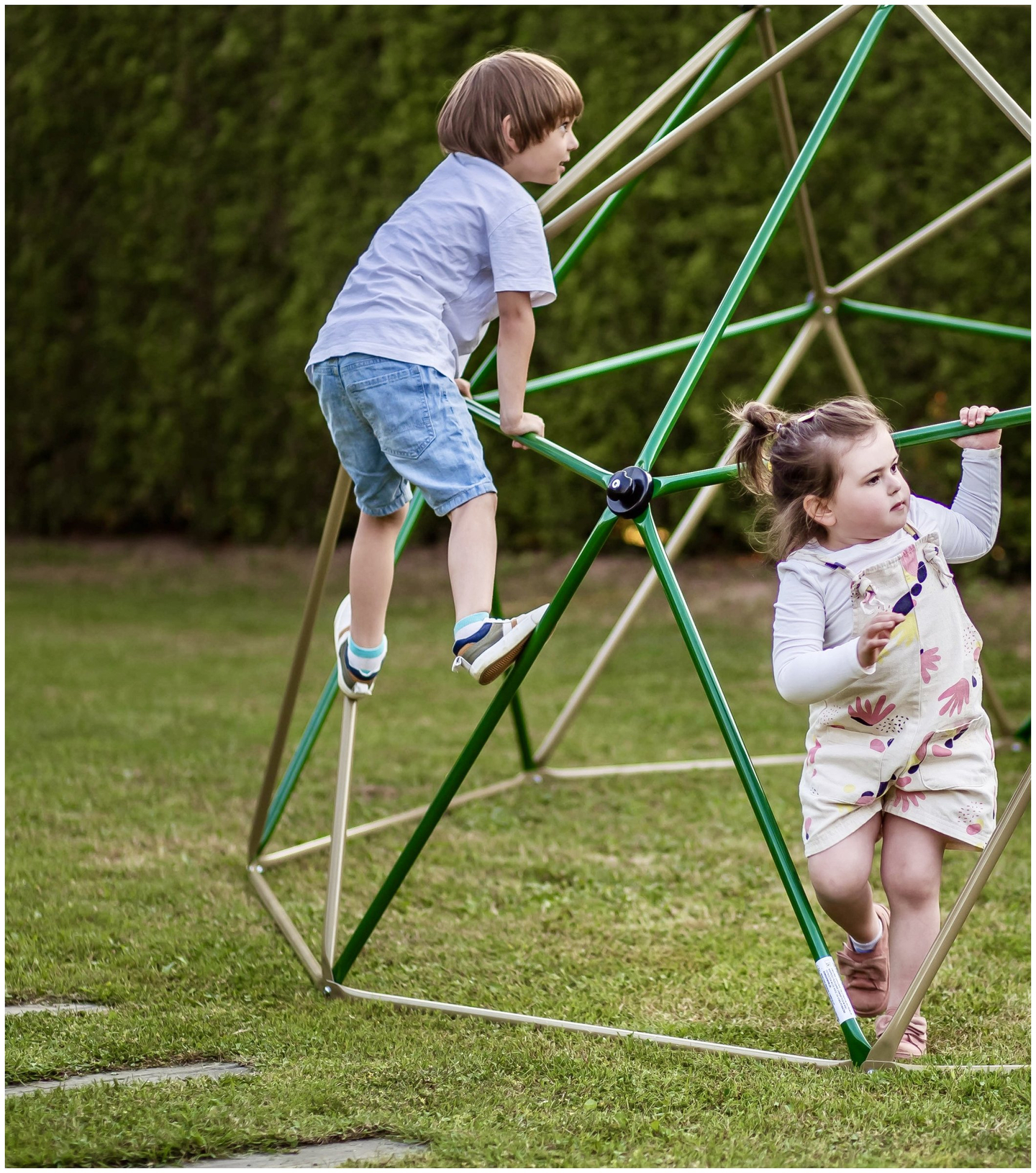 HyperMotion Детски купол за катерене XXL, Геодом, Градинска площадка, Диаметър: 3 m