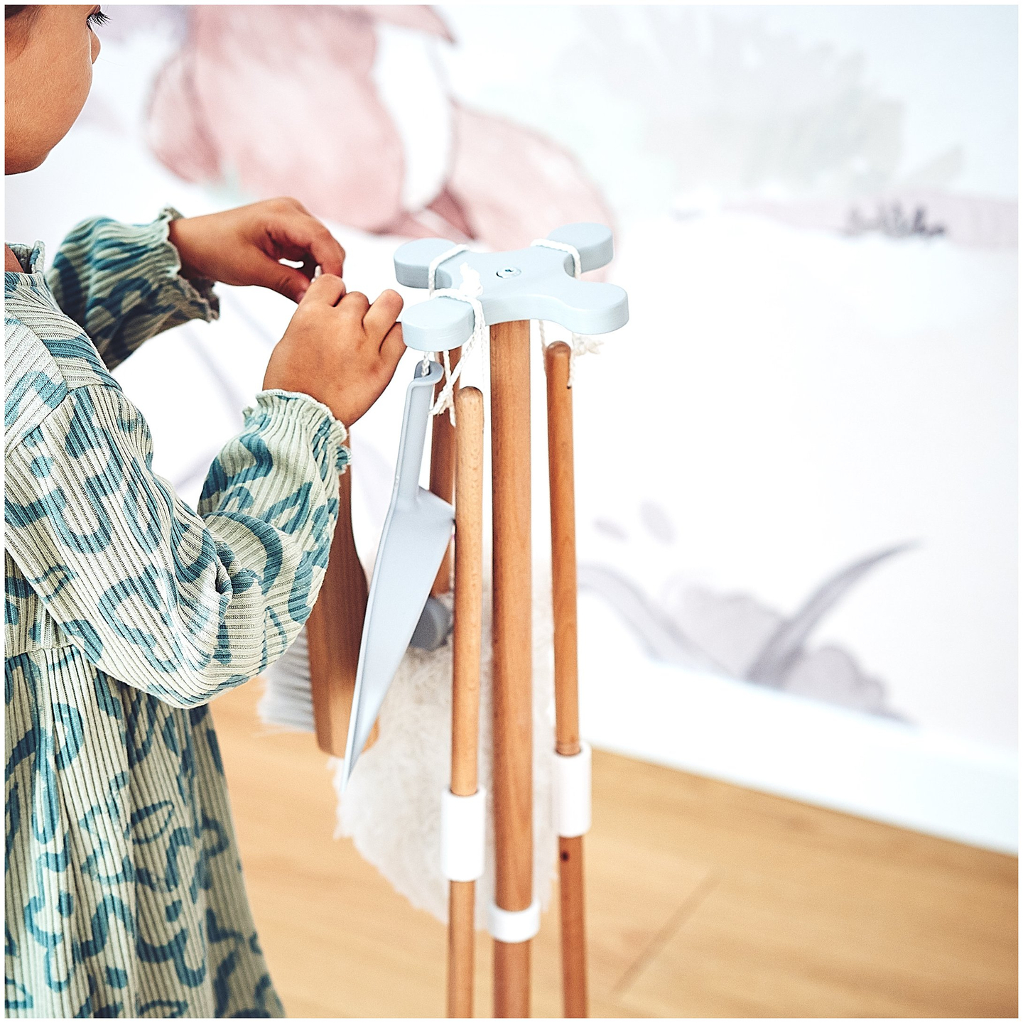 Дървен комплект за почистване