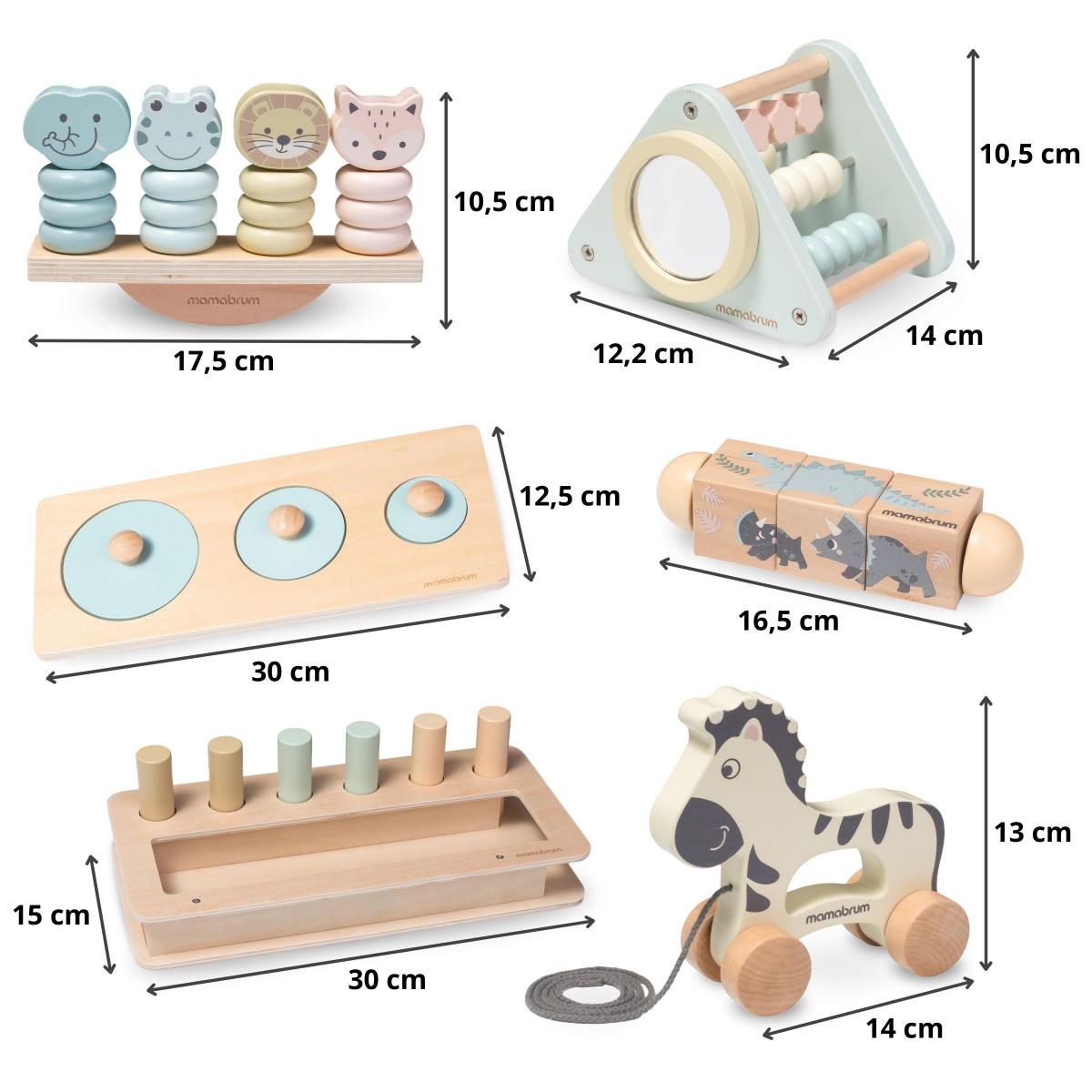 Комплект играчки Монтесори за бебета от 19 до 24 месеца