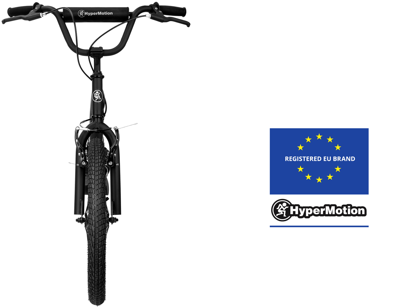 Градски скутер HyperMotion RIVA с надуваеми колела 50 и 40 см