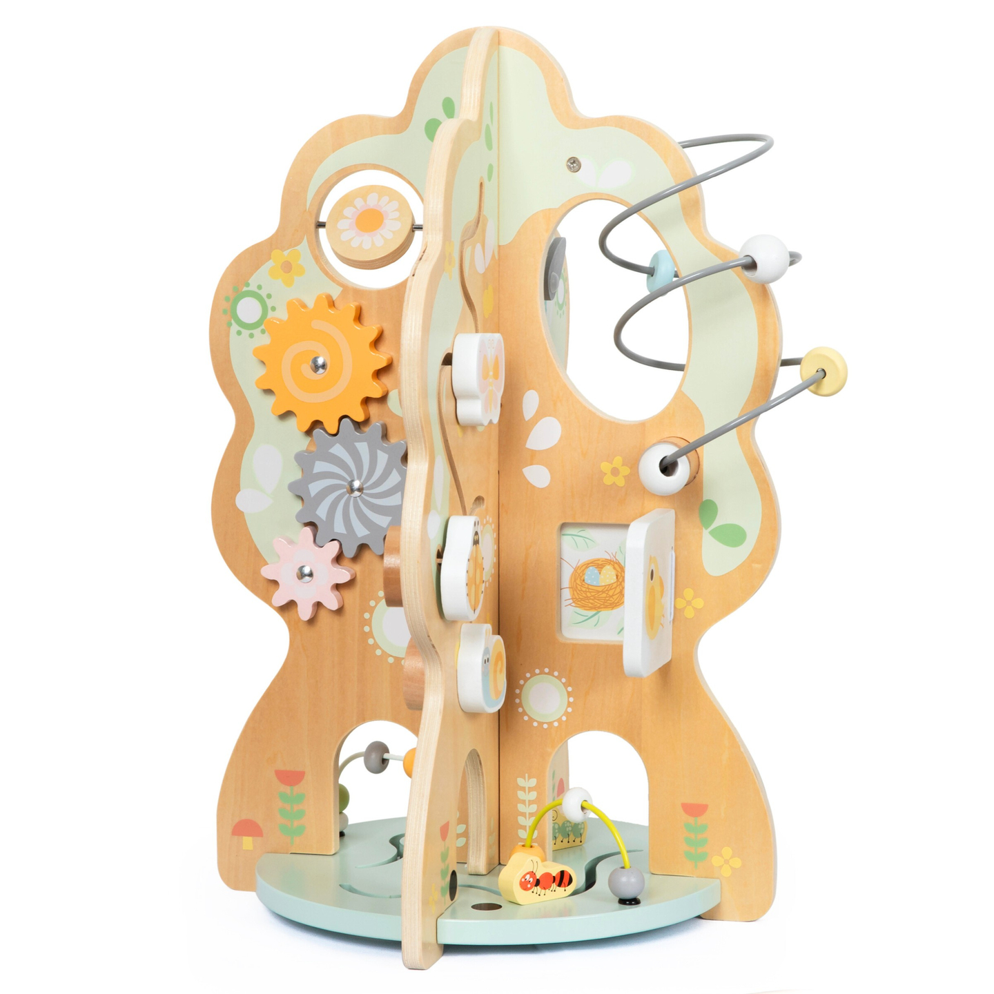 Дървена образователна играчка 10 в 1 - мултифункционално дърво