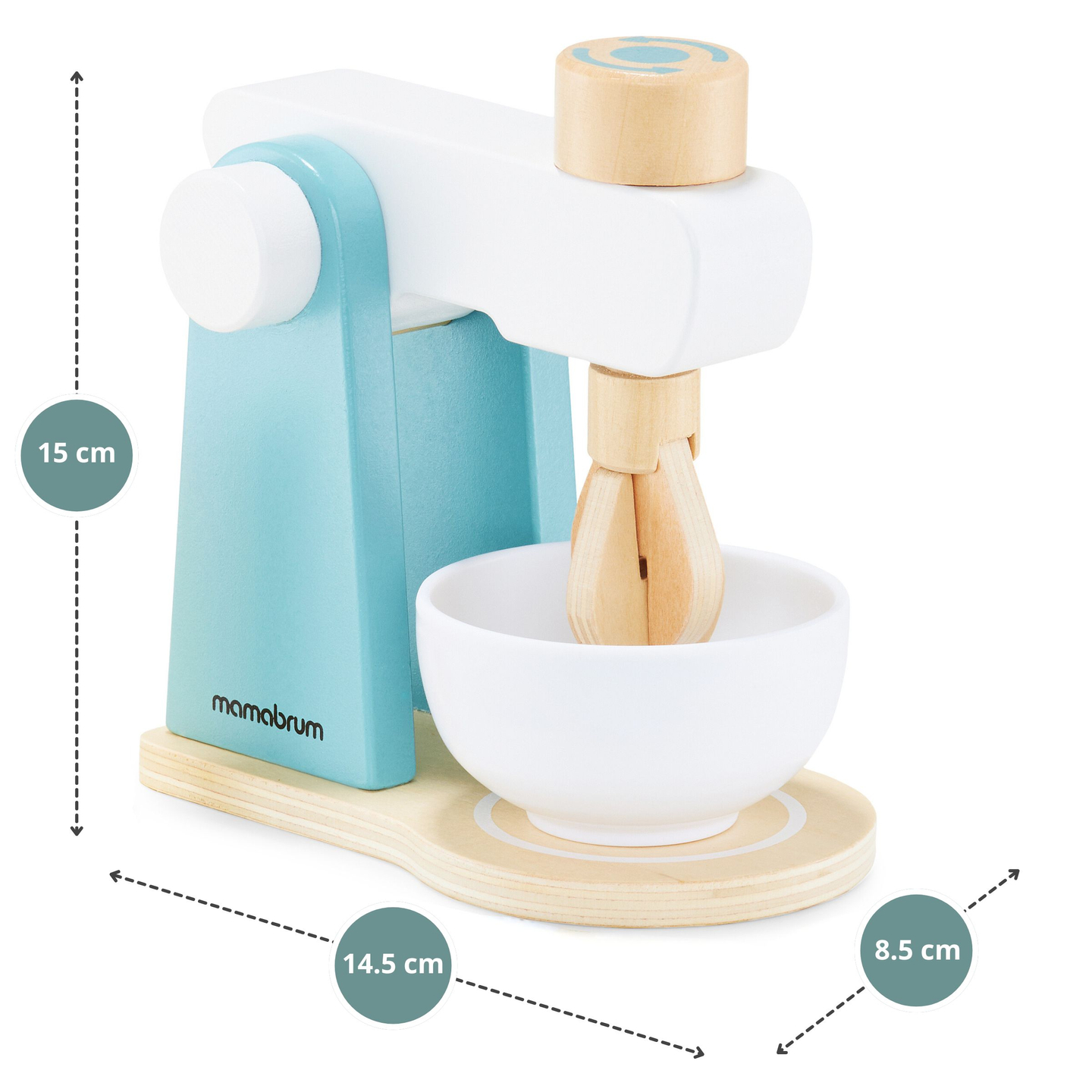 Дървен миксер с аксесоари